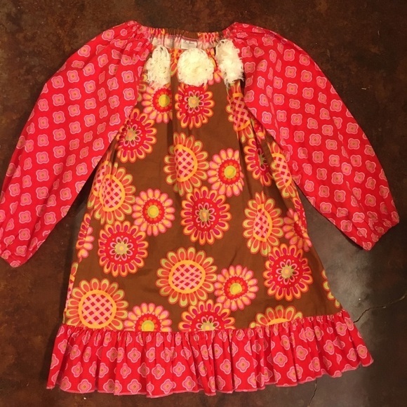 Girls Floral Pants Outfit - Picture 1 of 5